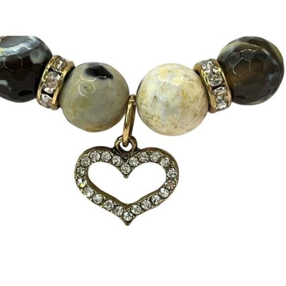 Genuine Stone Stretch Bracelet - Picture 2 of 5